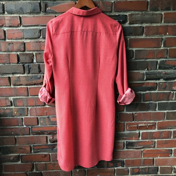 The Limited “Ashton” coral shirt dress - Picture 4 of 7